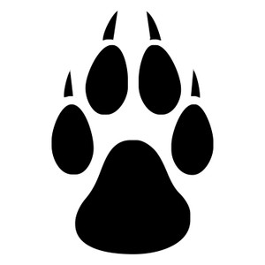 Wolf Paw Vinyl Decal Wolf Paw Vinyl Decal