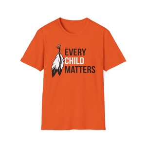 Orange Shirt Day: Adult and Youth Unisex Tee, 'Every Child Matters' Orange Shirt Day: Adult and Youth Unisex Tee, 'Every Child Matters'