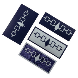 Purple Wampum Belt Appliqué Patch Purple Wampum Belt Appliqué Patch