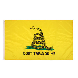 Gadsden Rattlesnake "Don't Tread On Me" Flag - 5' x 3' Gadsden Rattlesnake "Don't Tread On Me" Flag - 5' x 3'