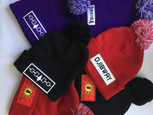 Native Pom Pom Toque-Custom Name Toque Native Pom Pom Toque-Custom Name Toque