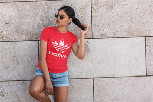 Native Three Feather T-shirt Native Three Feather T-shirt