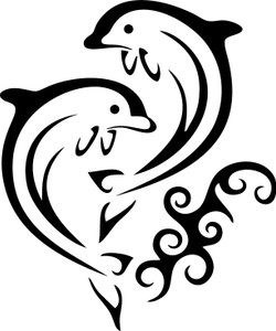 Dolphin Vinyl Decal