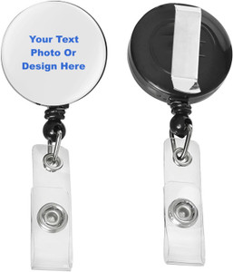 Custom Badge Reel, Retractable ID Badge Holder With Carabiner Clip, Medical Badge Reel, Nurse Badge, Interchangeable Badge Reel Custom Badge Reel, Retractable ID Badge Holder With Carabiner Clip, Medical Badge Reel, Nurse Badge, Interchangeable Badge Reel