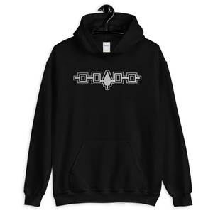Iroquois Wampum Belt Reflective Graphic Unisex Pullover Hoodie