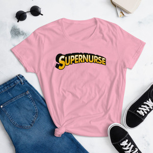 Super Nurse Graphic Ladies Tee