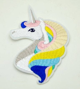 Unicorn Embroidered Iron-On Patch Unicorn Embroidered Iron-On Patch