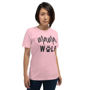 Mama Wolf Tee, Wolf Paw tee Mama Wolf Tee, Wolf Paw tee