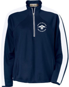 Anishinaabe Ladies' Half Zip Double Knit Top Anishinaabe Ladies' Half Zip Double Knit Top