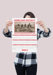 Homeland Security Fighting Terrorism Since 1492 Calendar, Year At A Glance Wall Calendar, 2024 Year in a View Calendar Homeland Security Fighting Terrorism Since 1492 Calendar, Year At A Glance Wall Calendar, 2024 Year in a View Calendar