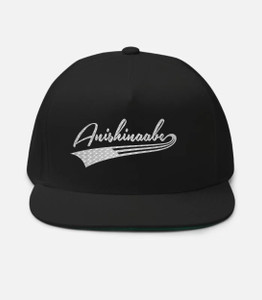 Native Snapback Hat, Anishinaabe, Ojibway Printed Snapback Hat Native Snapback Hat, Anishinaabe, Ojibway Printed Snapback Hat