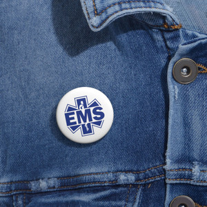 Star of Life, EMT, EMS, Paramedic Pinback Button, Magnet, Pocket Mirror, Printed  Button Badge