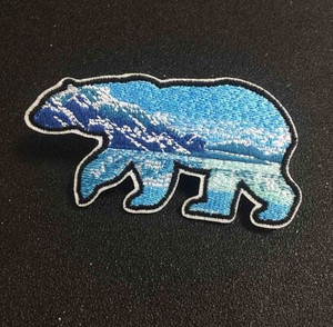 Polar Bear Embroidered Patch