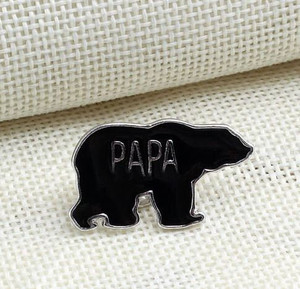 Papa Bear Lapel Pin,Enamel Pin,Brooch Pin Papa Bear Lapel Pin,Enamel Pin,Brooch Pin