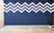 Chevron Wall Stripe Decal, Chevron Pattern Wall Decal, Chevron Removable Wall Decoration