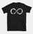 Infinity Symbol Silver Foil Print Tee