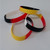Four Directions Silicone Wristband,Debossed Color Filled Wristband