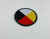 Medicine Wheel Embroidered Patch, Four Directions Iron On Patch