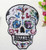 Sugar Skull Sequin Iron-On Patch/Large Sugar Skull  Patch Sugar Skull Sequin Iron-On Patch/Large Sugar Skull  Patch