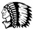 Chief Headdress Vinyl Decal