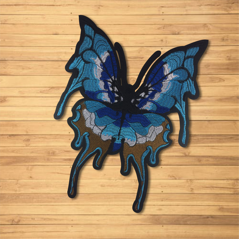 Large Butterfly Embroidered Patch