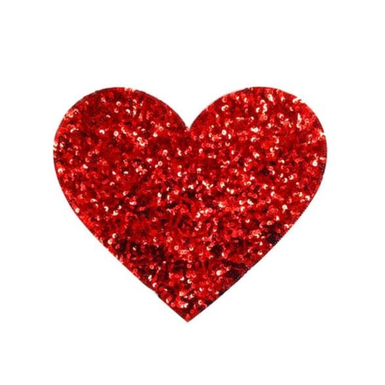 Sequin Heart Patch