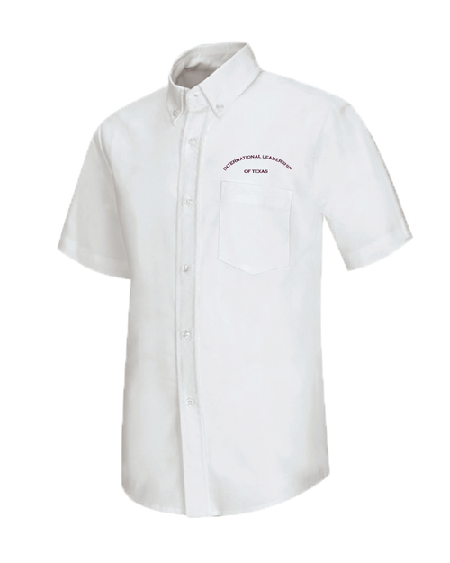 ILT - Husky Oxford MALE Short Sleeve - White