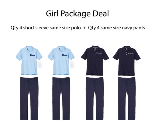 TBP -- Grade K-12   Girls  8 Pieces  Deal
