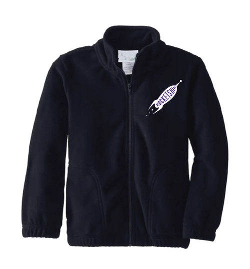 Rocketship  - Jacket Fleece Black 