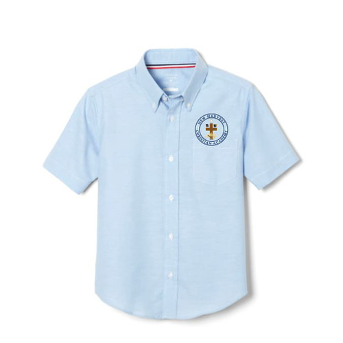 New Harvest Academy - Oxford MALE Short Sleeve - Blue