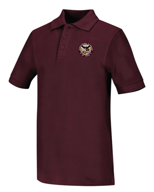  ILTexas - Dry Fit S/S Polo - Burgundy