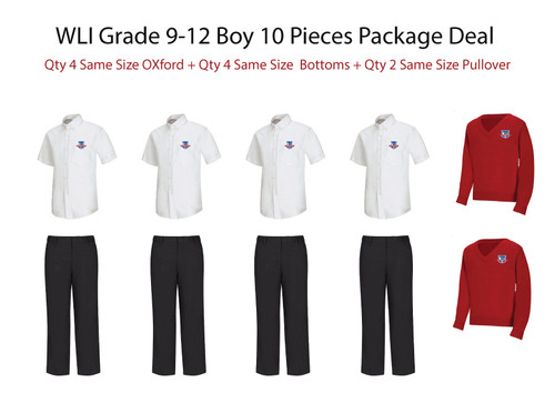 WLI - Package BOYS Deal - Grades 9-12