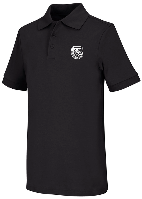 Stem - Polo Short Sleeve - Black - Academic Outfitters - Fortworth