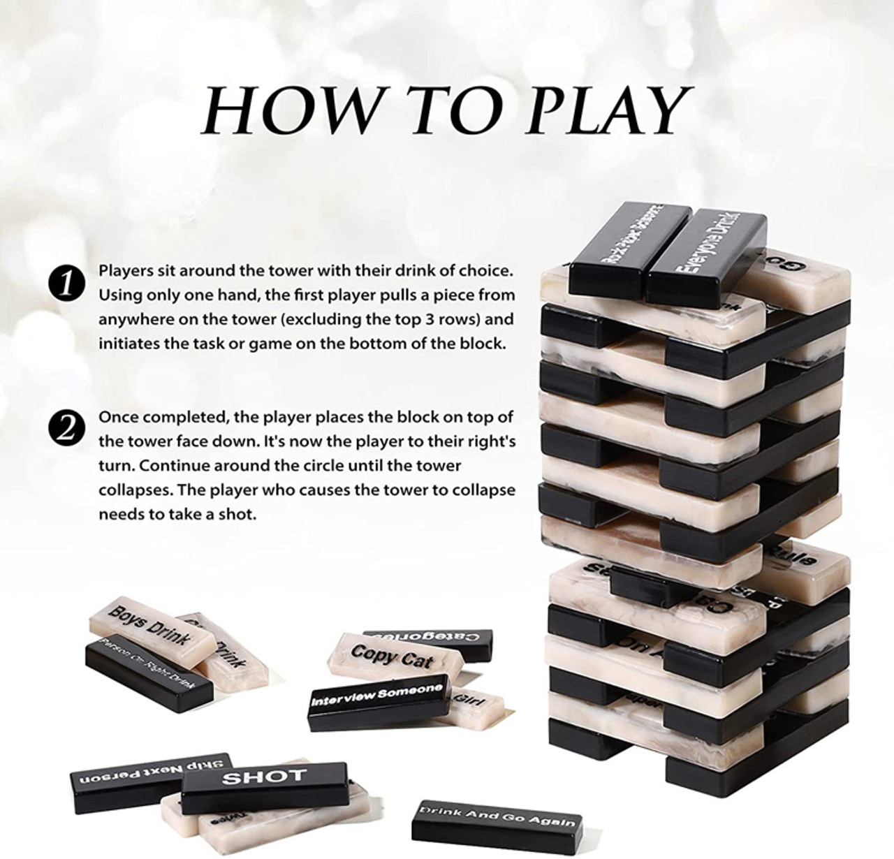 Tumbling Blocks Game, Luxury Home Accessories & Gifts