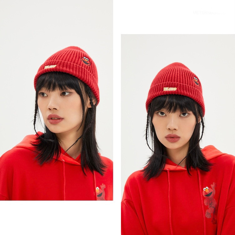 Embroidered Knit Hat