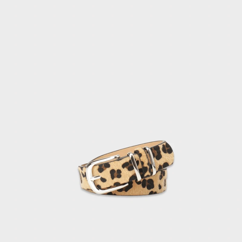Women’s woman womens Men’s man mens Unisex Genflex Gender Neutral Genderfluid office commute workwear luxury Casual Metal Buckle PU Leather Waistband All-match Matching solid pattern Belt Fashion belts accessories in light beige animal leopard print