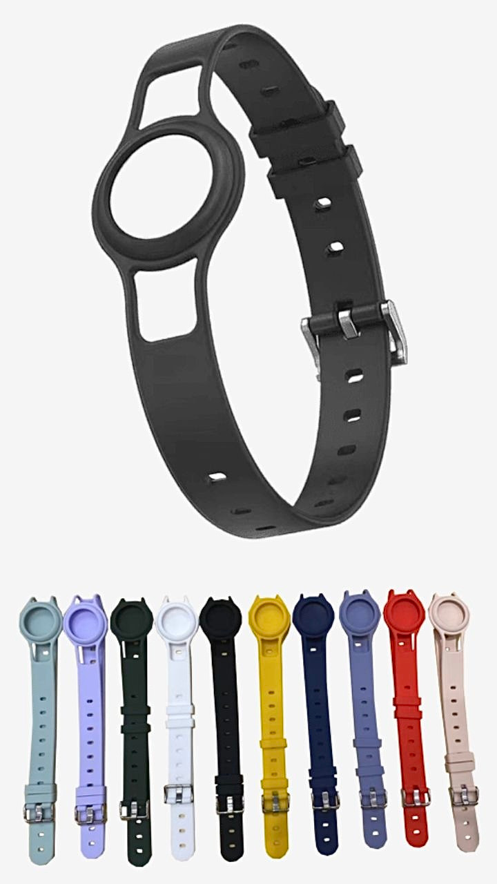 Pet Collar for Apple Airtag Dog Cat Strap Adjustable Sleeve Suitable Air Tags Anti Scratch Protective Cover For Airtags Case Dogs Cats Collars Trending