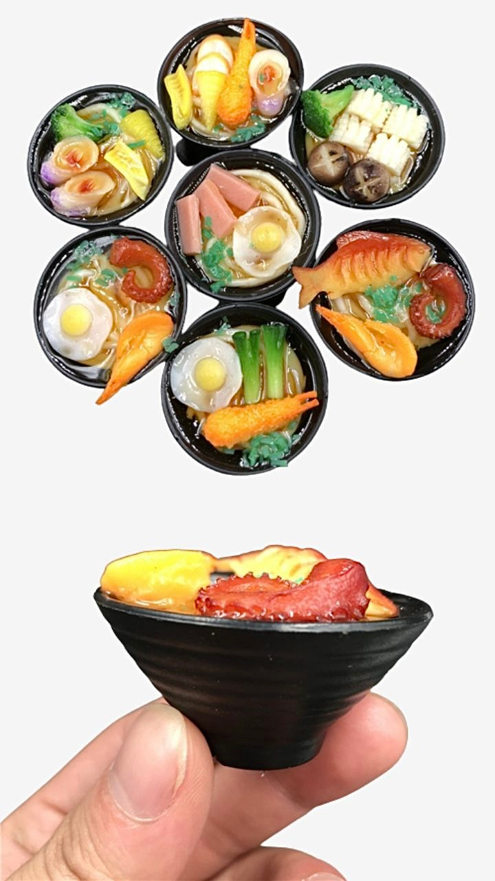 Ramen Noodles Fridge Magnet Japanese Cute Refrigerator Food Creative 3D Decor Handicraft Promotion Gifts Store Display Japan Fridge Magnets Trending