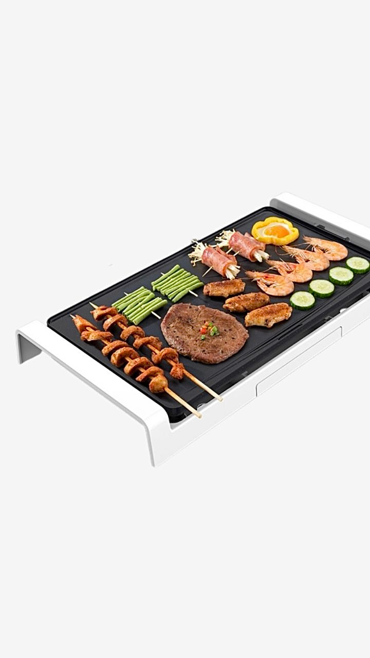 Teppanyaki Grill Pan Barbecue Oven Household Electric Oven Smokeless Grills Baking Multi function Pans Trending