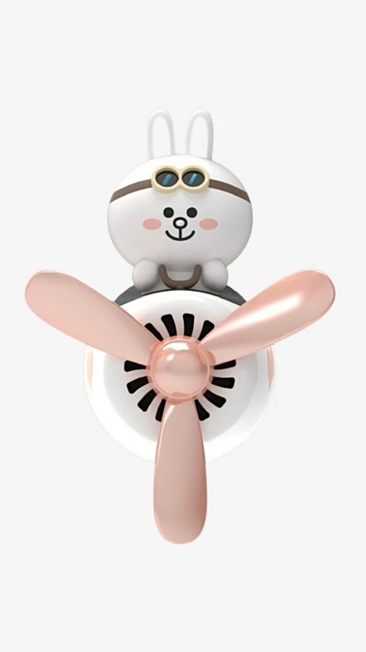 Rabbit Pilot Car Air Freshener Perfume Aromatherapy Pilots Rotating Propeller Outlet Fragrance Flavor Rabbit Pilot Car Accessories Trending
