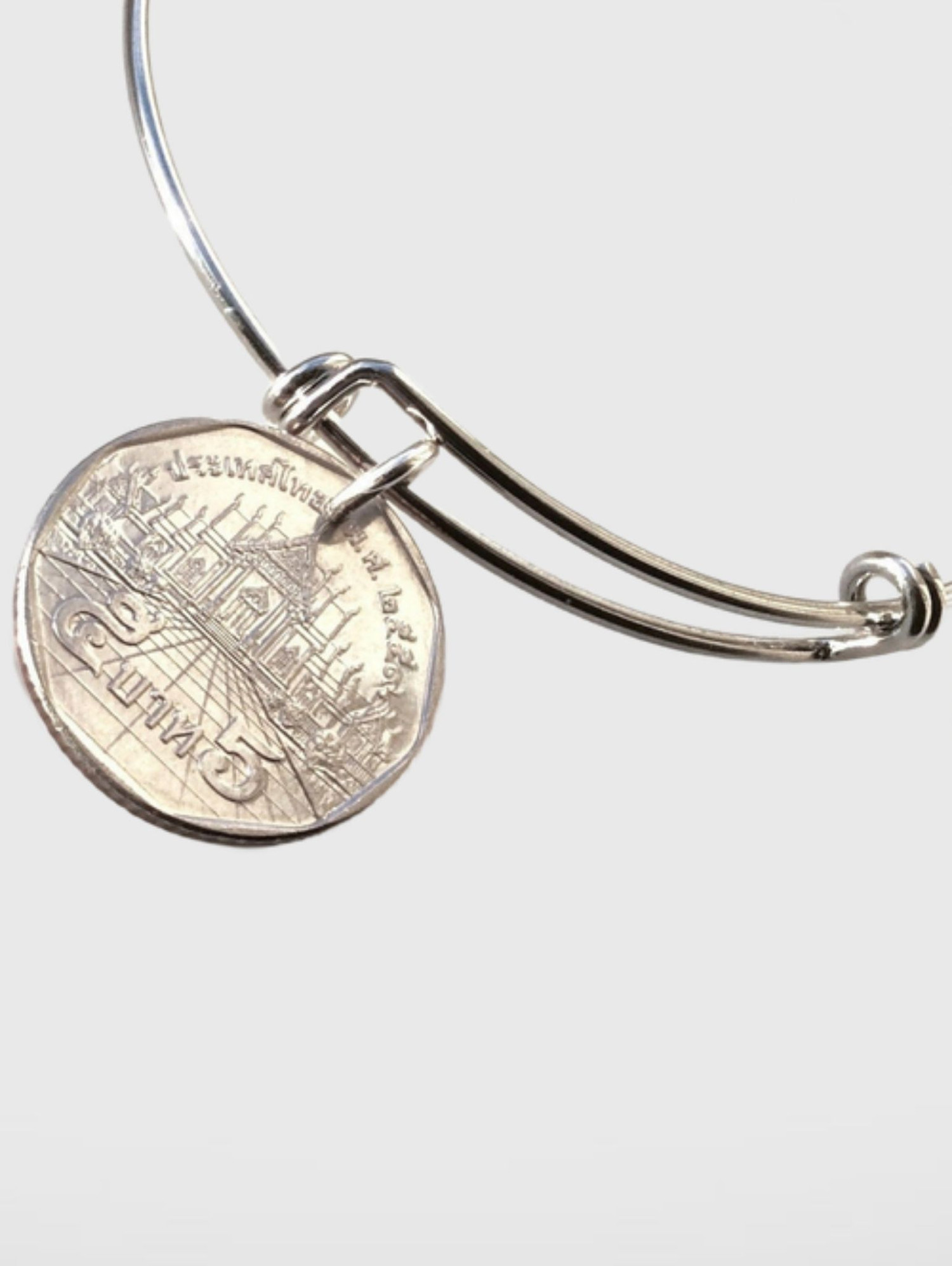 Five Baht Thai Coin Bangle Trend