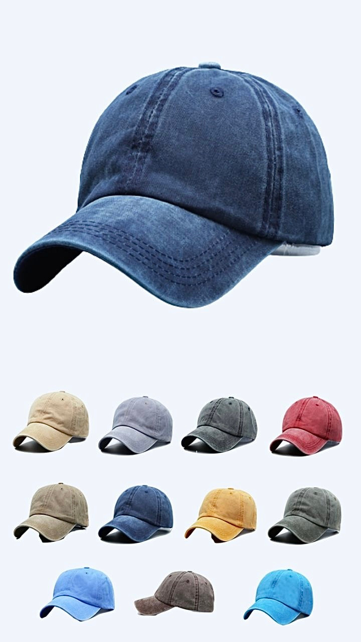 Classic Baseball Cap Casual Mens Women's Blank Caps Women Cotton Solid Snapback Brand Unisex Hats for Man Woman Trendy in Navy Blue Coffee Brown Black Army Green Red Gray / Grey Blue Orange Khaki