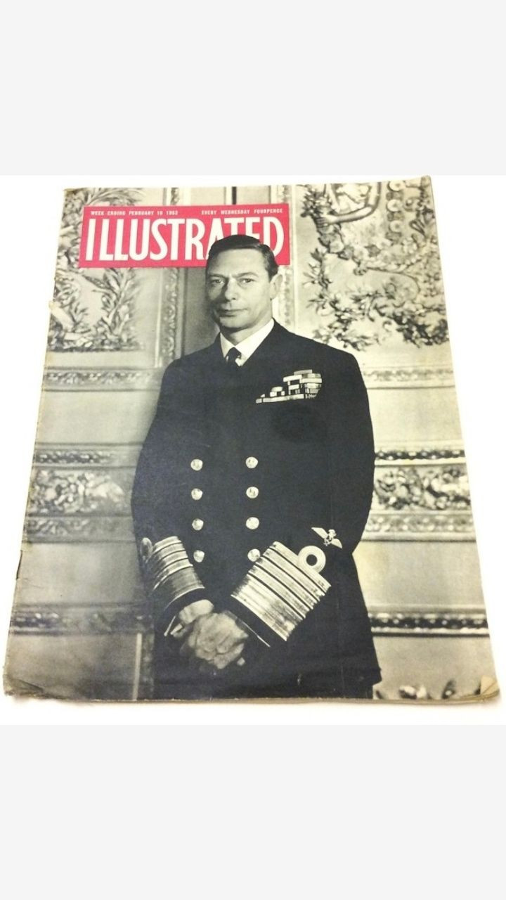 Illustrated Magazine 1952 16 February King George Death Edition Collectors antique