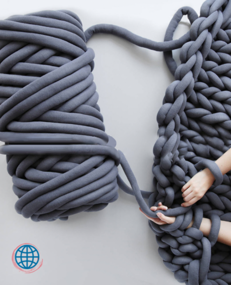 Super Chunky Yarn 0.25Kg 0.5kg 1Kg  Thick Bulky Chunk Yarns for Hand Knitting Crochet Blanket Soft Big Cotton DIY Arm Knitting Roving Spinning Knit Crafts for Blankets Trending in Blue Gray / Grey Dark Gray Pink