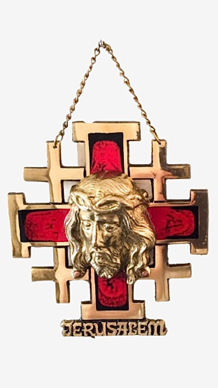 Religion religious Classic Jerusalem Christ Crucifix Wall Cross Vintage Originals Religious Artifacts