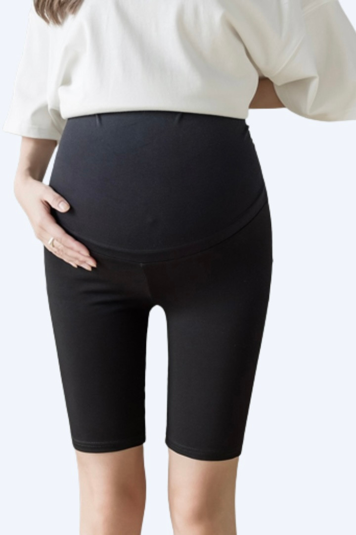 Full Panel Maternity Short Leggings Women’s Thin Cool Belly Underpants Clothes For Pregnant Women Pregnancy Yoga Hot Shorts Half Pants For Woman Trending In Black