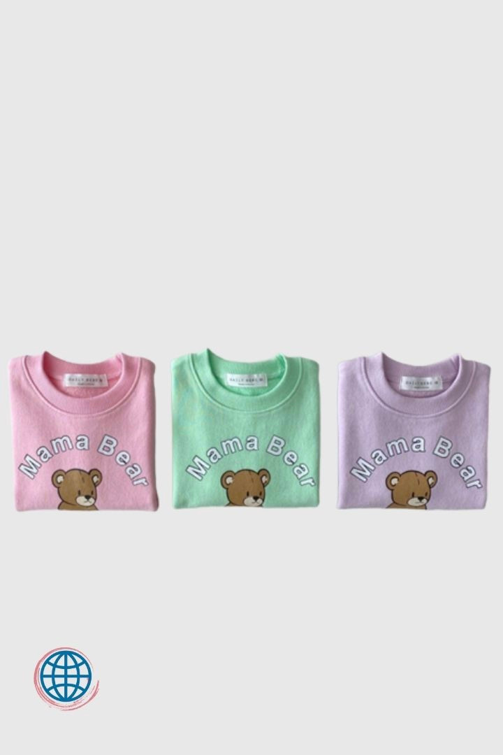 Baby Candy Crewneck Sweatshirt Kids Boy Girl Cute Cartoon Bear Print For Boys Girls Long Sleeve Pullover Sweatshirts Tops Trending In Purple Green Pink