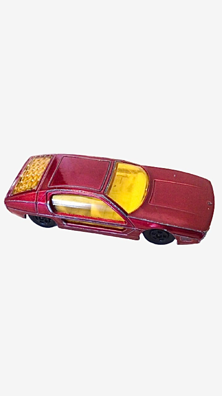 Classic Matchbox Lesney 1969 Lamborghini Marzal Car Series No 20  in Wine Red Burgundy Vintage Originals Classic Toys Memorabilia