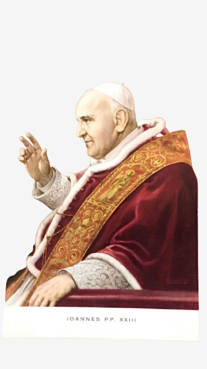 Religion religious Classic Pope John XXiii Postcard Vintage Originals Religious Artifacts Memorabilia