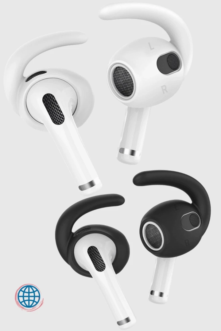 Ear Hooks For Apple AirPods 3       3 Pair Set Earbuds Covers Tips Silicone Pouch Bluetooth Headphone Earpods Cover Accessories Trending Office Supplies